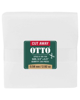 OTTO 160 104 Otto embroidery stabilizer backing cut away sheets