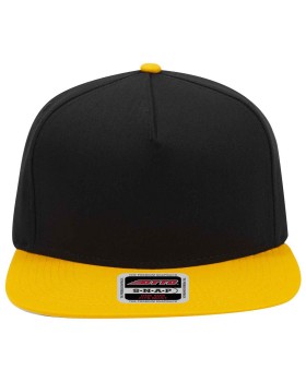 'OTTO 167 1198 Otto cap "otto snap" 5 panel mid profile snapback hat'