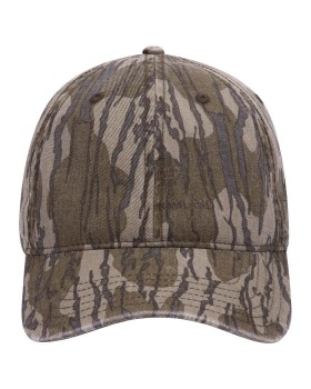 'OTTO 171 1296 mossy oak camouflage cotton 6 panel low profile baseball cap'