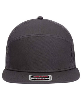 OTTO 172-1298 - 7 Panel Mesh Back Trucker Snapback Hat