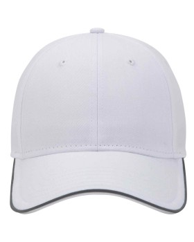 OTTO 19 1261 Otto cap reflective 6 panel low profile baseball cap