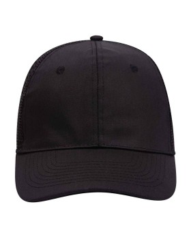 OTTO 30 1103 Otto cap 6 panel mid profile mesh back trucker hat