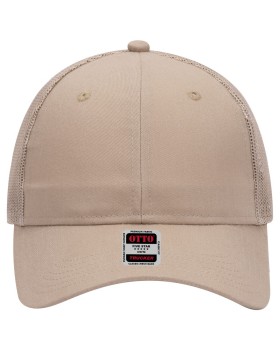 'OTTO 30 287 Otto cap 6 panel mid profile mesh back trucker hat'