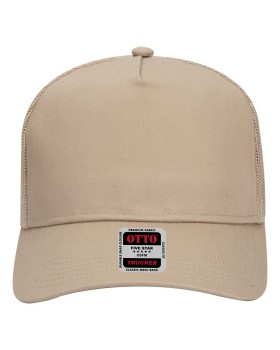 'OTTO CAP 32-285 5 Panel Mid Profile Mesh Back Trucker Hat'