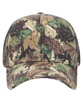 OTTO 45 052 Otto cap camouflage 6 panel mid profile mesh back trucker ha ...