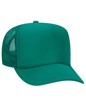 'OTTO 68-216 Otto cap youth 5 panel high crown mesh back trucker hat'