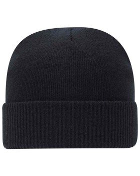 OTTO 82 1238 Otto cap 12" classic knit beanie w/ rib knit cuff