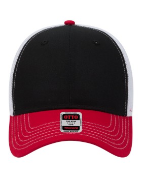 Trucker Otto Flat Bill LV Hat  White & Black – LV Coaching