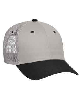 'OTTO 83 473 Otto cap 6 panel low profile mesh back trucker hat'