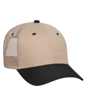 'OTTO 83 473 Otto cap 6 panel low profile mesh back trucker hat'