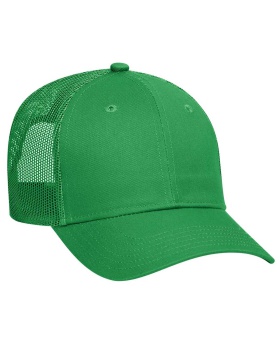 'OTTO 83 473 Otto cap 6 panel low profile mesh back trucker hat'