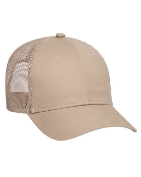 'OTTO 83 473 Otto cap 6 panel low profile mesh back trucker hat'