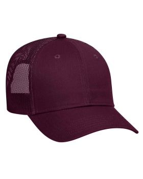 'OTTO 83 473 Otto cap 6 panel low profile mesh back trucker hat'