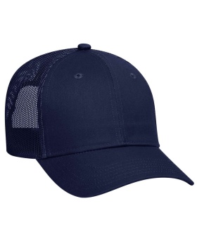 'OTTO 83 473 Otto cap 6 panel low profile mesh back trucker hat'