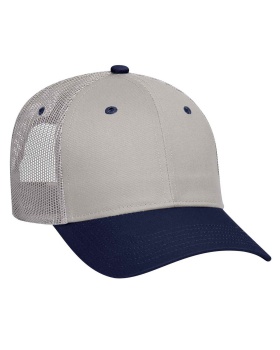 'OTTO 83 473 Otto cap 6 panel low profile mesh back trucker hat'