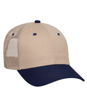 'OTTO 83 473 Otto cap 6 panel low profile mesh back trucker hat'