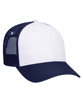 'OTTO 83 473 Otto cap 6 panel low profile mesh back trucker hat'