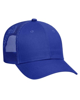 'OTTO 83 473 Otto cap 6 panel low profile mesh back trucker hat'