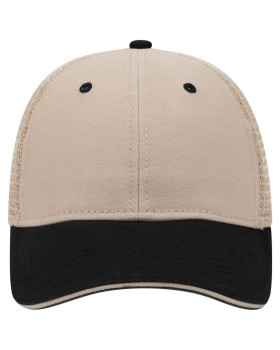 'OTTO 84 482 Otto cap 6 panel low profile mesh back trucker hat'