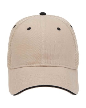 'OTTO 84 482 Otto cap 6 panel low profile mesh back trucker hat'