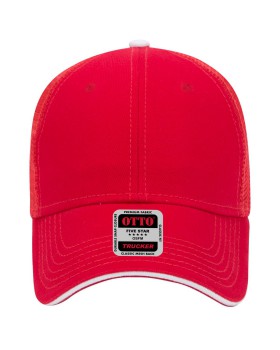 'OTTO 84 482 Otto cap 6 panel low profile mesh back trucker hat'