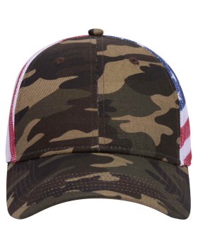 'OTTO 88 1280 Otto cap 6 panel low profile mesh back trucker hat'