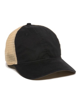 Outdoor Cap PWT-200M Tea-Stained Mesh Back Hat