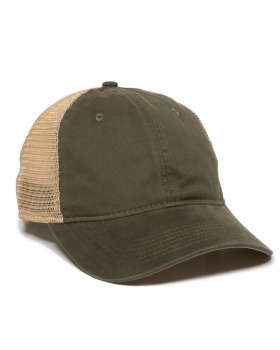 'Outdoor Cap PWT-200M Tea-Stained Mesh Back Hat'