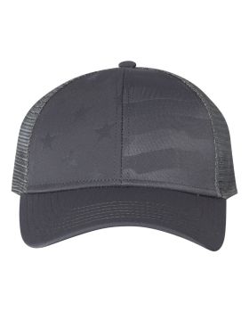 Outdoor Cap USA750M Debossed Stars and Stripes with Mesh Back
