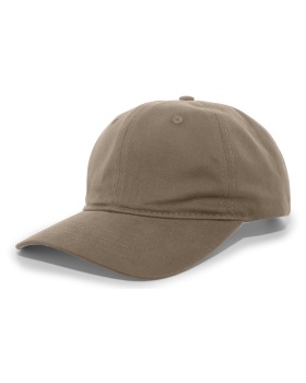 Pacific Headwear 220C Brushed cotton twill hook and loop adjustable cap
