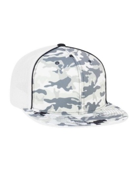 'Pacific Headwear 4D2 D series glamo trucker flexfitâ cap'