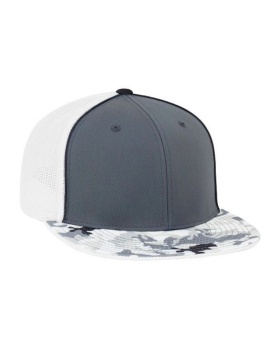 'Pacific Headwear 4D2 D series glamo trucker flexfitâ cap'