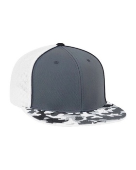 'Pacific Headwear 4D2 D series glamo trucker flexfitâ cap'