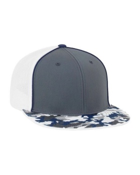 'Pacific Headwear 4D2 D series glamo trucker flexfitâ cap'