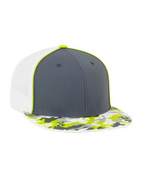 'Pacific Headwear 4D2 D series glamo trucker flexfitâ cap'