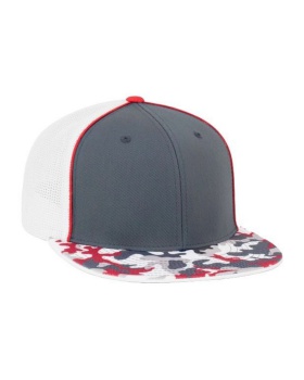 'Pacific Headwear 4D2 D series glamo trucker flexfitâ cap'