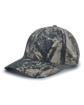 'Pacific Headwear 690C Structured camo hook and loop adjustable cap'