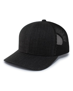 'Pacific Headwear P124 Herringbone trucker cap'