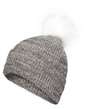 Pacific Headwear P604K Faux fur pom beanie