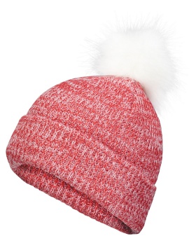 Pacific Headwear P604K Faux fur pom beanie-Veetrends.com