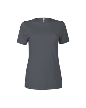 'Platinum P513C Ladies CVC Short Sleeve Crew Neck Tee'