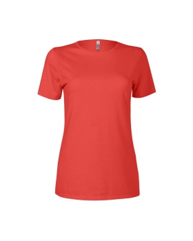 'Platinum P513C Ladies CVC Short Sleeve Crew Neck Tee'