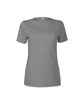 'Platinum P513C Ladies CVC Short Sleeve Crew Neck Tee'