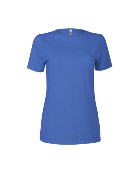 'Platinum P513C Ladies CVC Short Sleeve Crew Neck Tee'