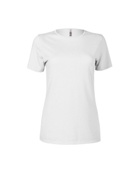 'Platinum P513C Ladies CVC Short Sleeve Crew Neck Tee'