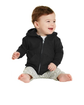 'Port & Company CAR78IZH Infant Core Fleece FullZip Hooded Sweatshirt'