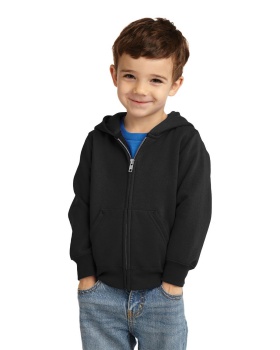 Port & Company CAR78TZH Toddler Fleece Full-Zip Hooded Sweatshirt