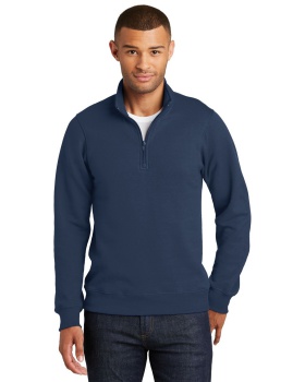 'Port & Company PC850Q Fan Favorite Fleece 1/4 Zip Pullover Sweatshirt'