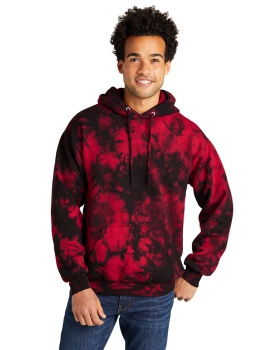 'Port & Company PC144 Men's Crystal Tie-Dye Pullover Hoodie'