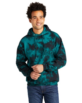 'Port & Company PC144 Men's Crystal Tie-Dye Pullover Hoodie'